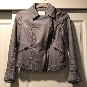HEI HEI Anthropologie vegan leather jacket